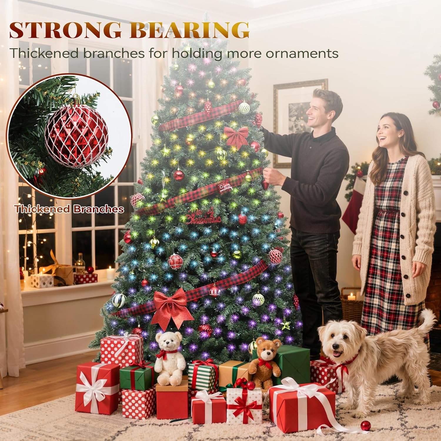 YITAHOME 6FT Prelit Christmas Tree